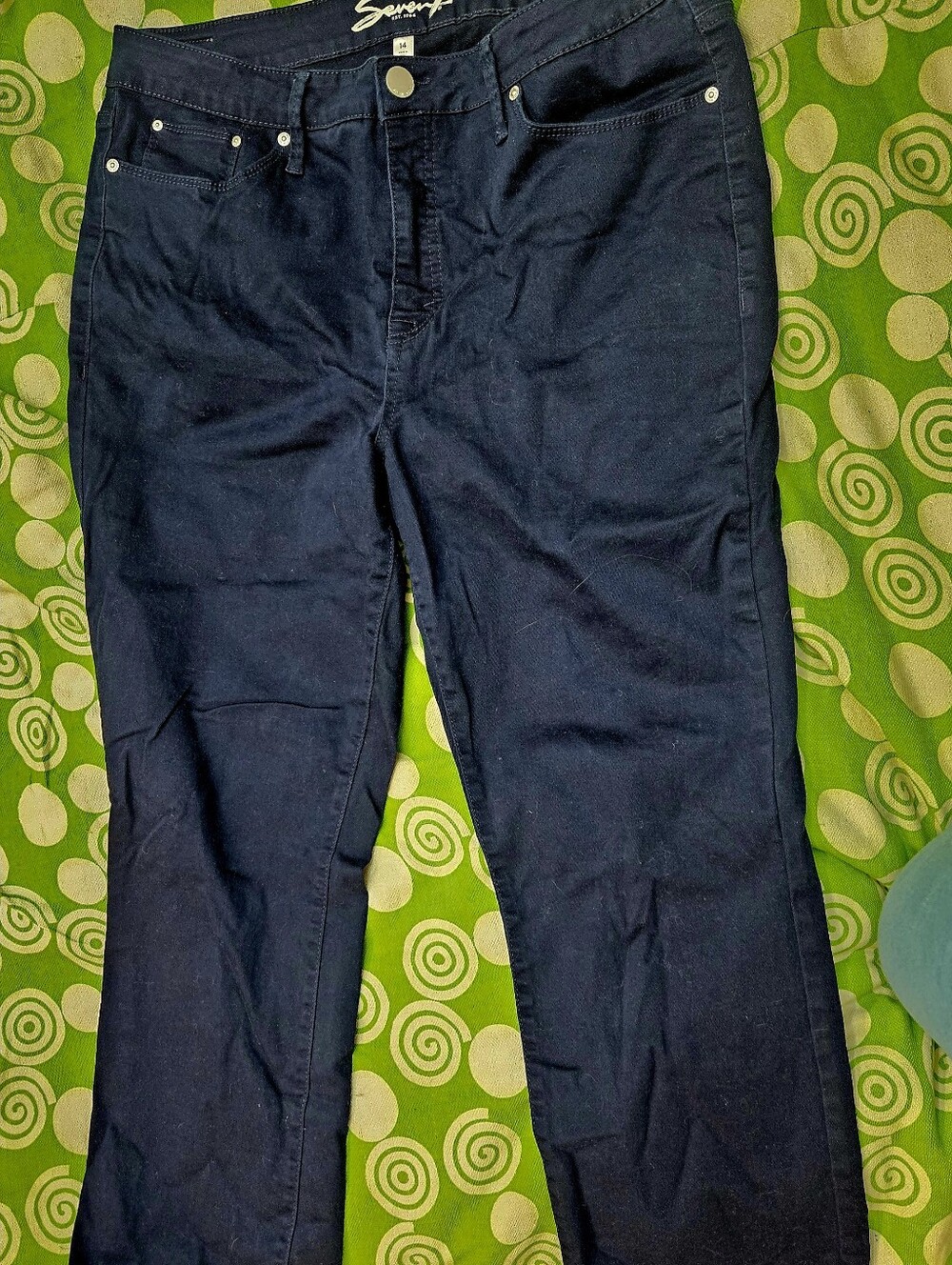 Seven7 Women’s 14 Dark Blue Jeans